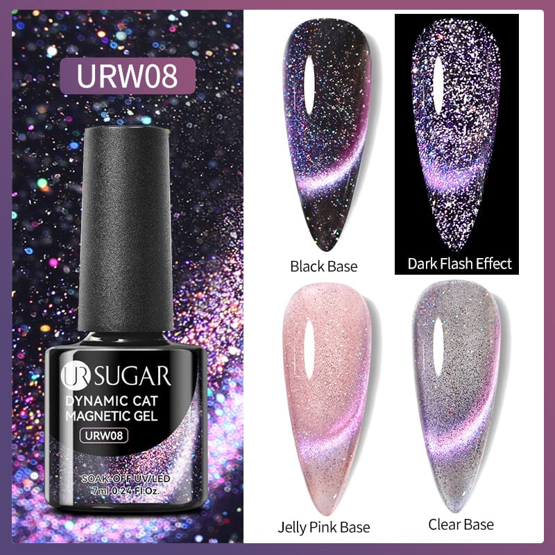 Dynamic Cat Magnetic Gel 7ml Gel Nail Polish UR SUGAR URW08 