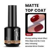 Base Gel Top Coat 15ml Gel Nail Polish BORN PRETTY Matte Top Coat 