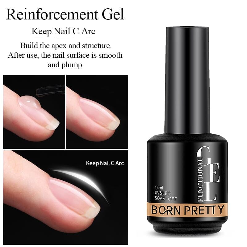 Base Gel Top Coat 15ml Gel Nail Polish BORN PRETTY 