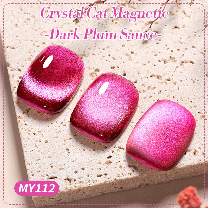 Cat Magnetic Gel Polish MY112 Dark Plum Sauce 10ml Gel Nail Polish BORN PRETTY 