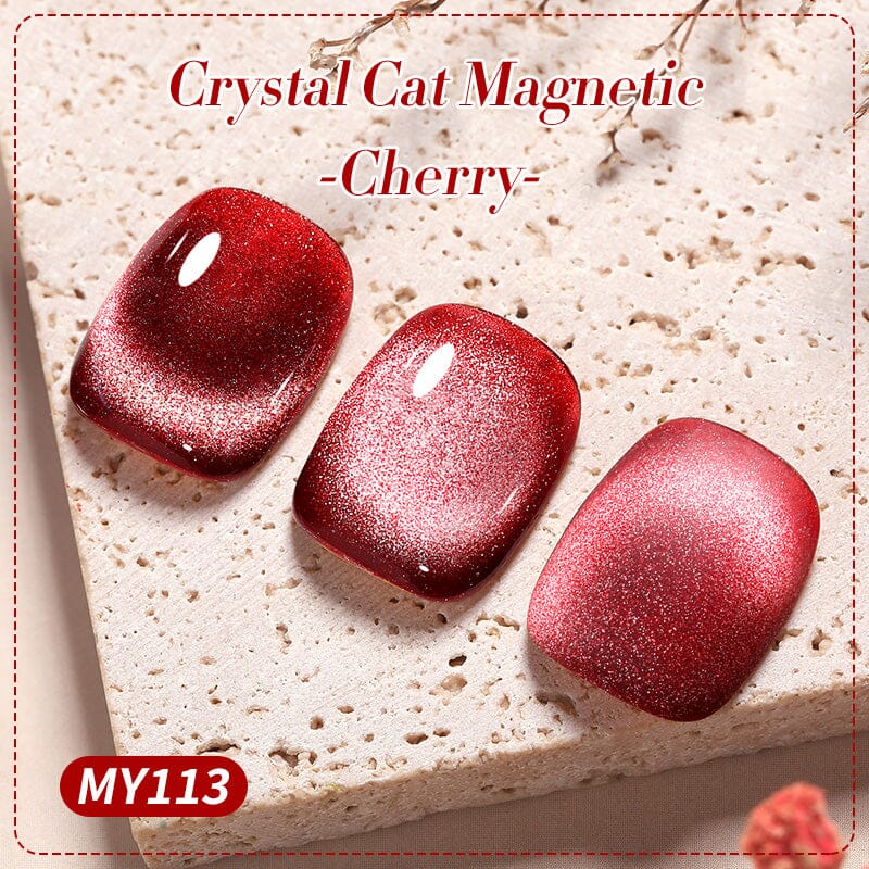 Cat Magnetic Gel Polish MY113 Cherry 10ml Gel Nail Polish BORN PRETTY 