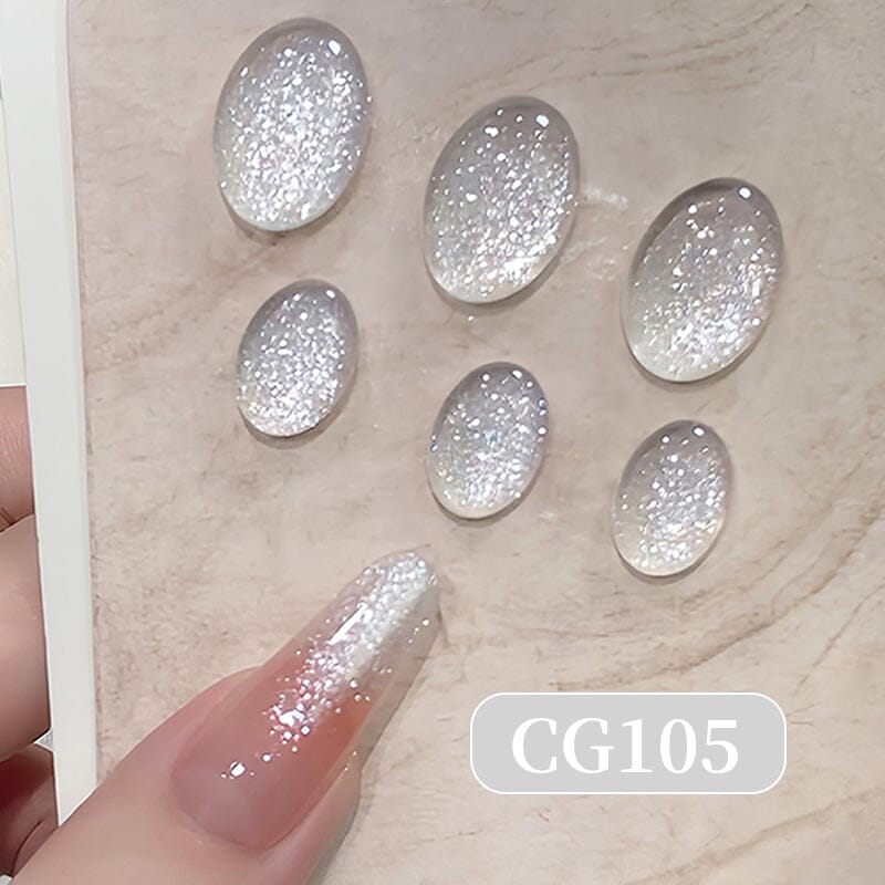 Silver Glitter Gel Polish CG105 10ml Gel Nail Polish BORN PRETTY 