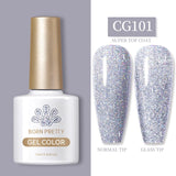 Silver Glitter Gel Polish CG101 10ml Gel Nail Polish BORN PRETTY 