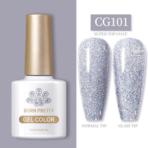 Silver Glitter Gel Polish CG101 10ml Gel Nail Polish BORN PRETTY 