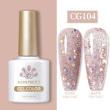 Glitter Color Gel Polish 10ml Gel Nail Polish BORN PRETTY 