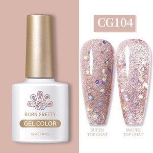 Glitter Color Gel Polish 10ml Gel Nail Polish BORN PRETTY 