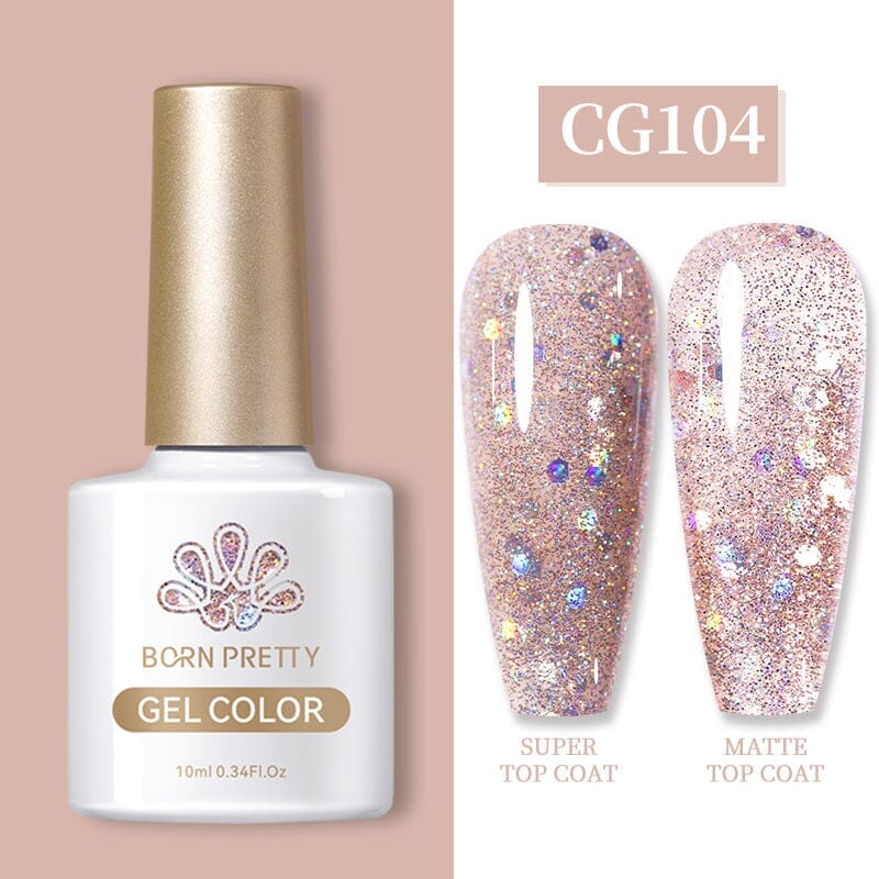 Glitter Color Gel Polish 10ml Gel Nail Polish BORN PRETTY 
