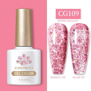 Glitter Color Gel Polish 10ml Gel Nail Polish BORN PRETTY 