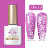 Purple Sequins Glitter Gel Polish CG110 10ml Gel Nail Polish BORN PRETTY 