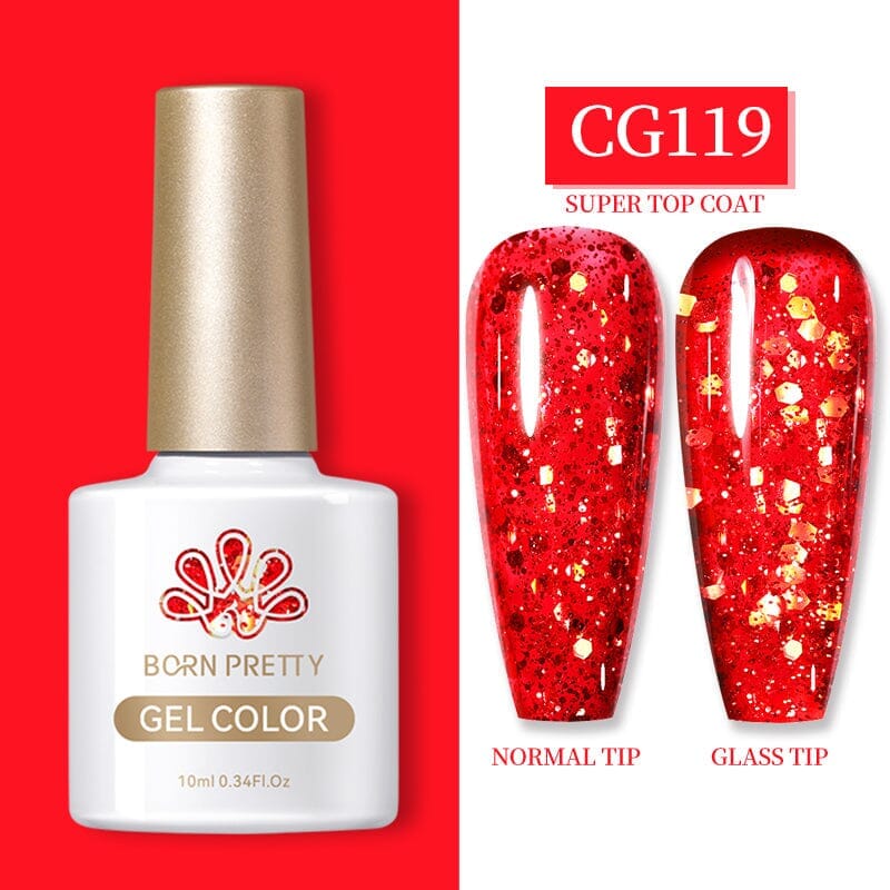 Glitter Color Gel Polish 10ml Gel Nail Polish BORN PRETTY 