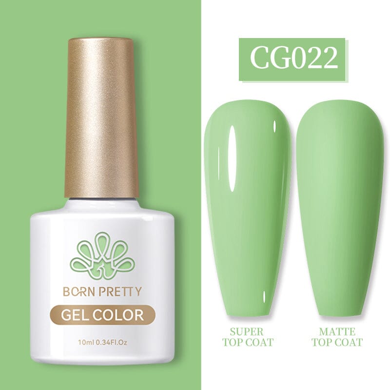 Green Color Gel Polish CG022 10ml Gel Nail Polish BORN PRETTY 