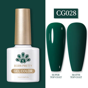 Green Color Gel Polish CG028 10ml Gel Nail Polish BORN PRETTY 