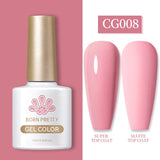 Pink Color Gel Polish CG008 10ml Gel Nail Polish BORN PRETTY 