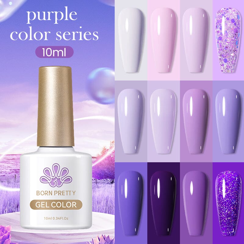 Purple Series Gel Polish 10ml Gel Nail Polish BORN PRETTY 