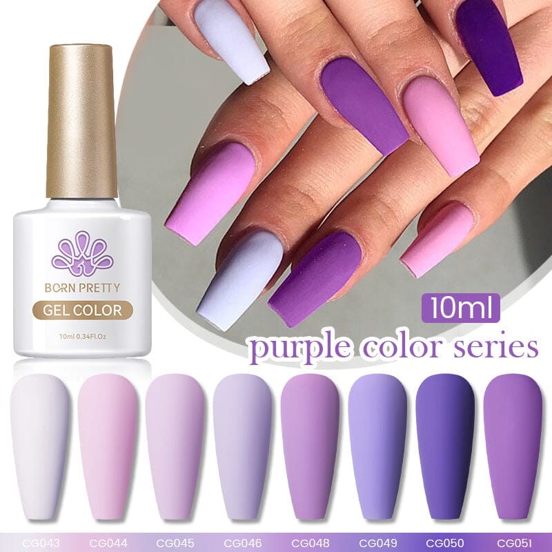 Purple Series Gel Polish 10ml Gel Nail Polish BORN PRETTY 