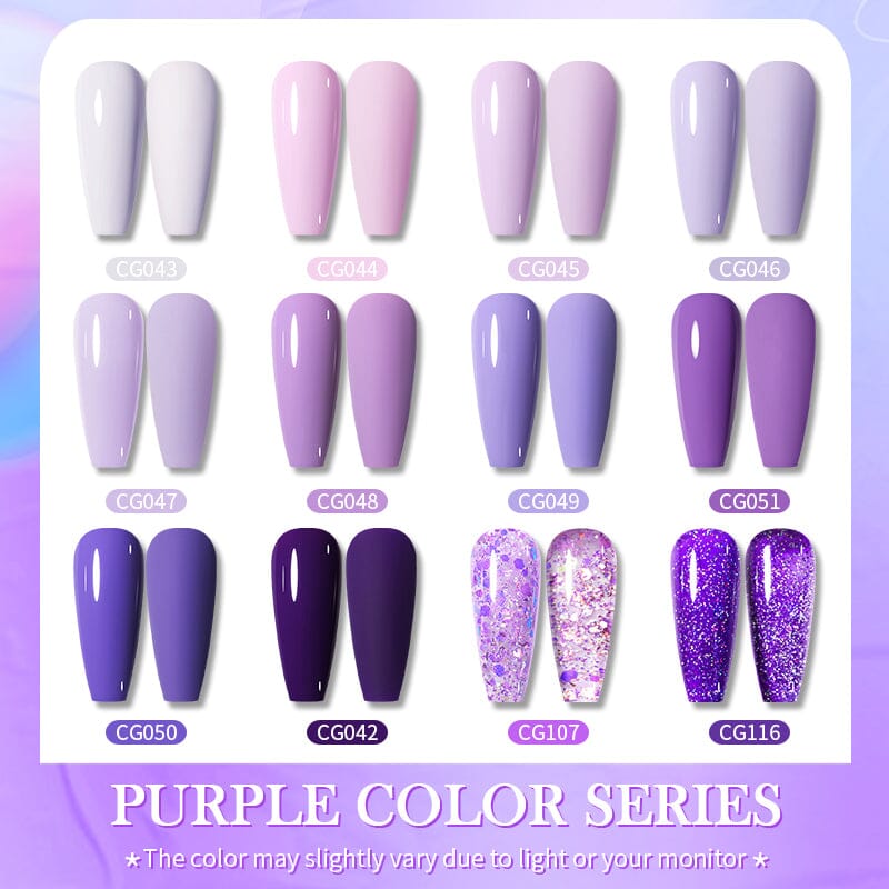 Purple Series Gel Polish 10ml Gel Nail Polish BORN PRETTY 
