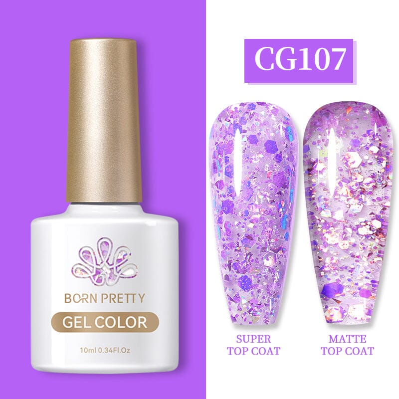 Purple Series Gel Polish 10ml Gel Nail Polish BORN PRETTY CG107 