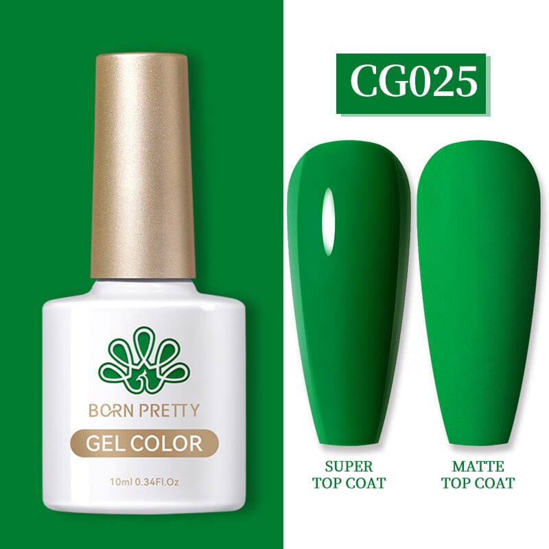 Green Blue Series Color Gel Polish 10ml Gel Nail Polish BORN PRETTY CG025 