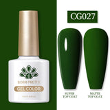 Green Blue Series Color Gel Polish 10ml Gel Nail Polish BORN PRETTY CG027 