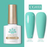 Green Blue Series Color Gel Polish 10ml Gel Nail Polish BORN PRETTY CG033 