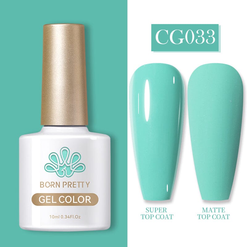 Green Blue Series Color Gel Polish 10ml Gel Nail Polish BORN PRETTY CG033 