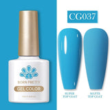 Green Blue Series Color Gel Polish 10ml Gel Nail Polish BORN PRETTY CG037 