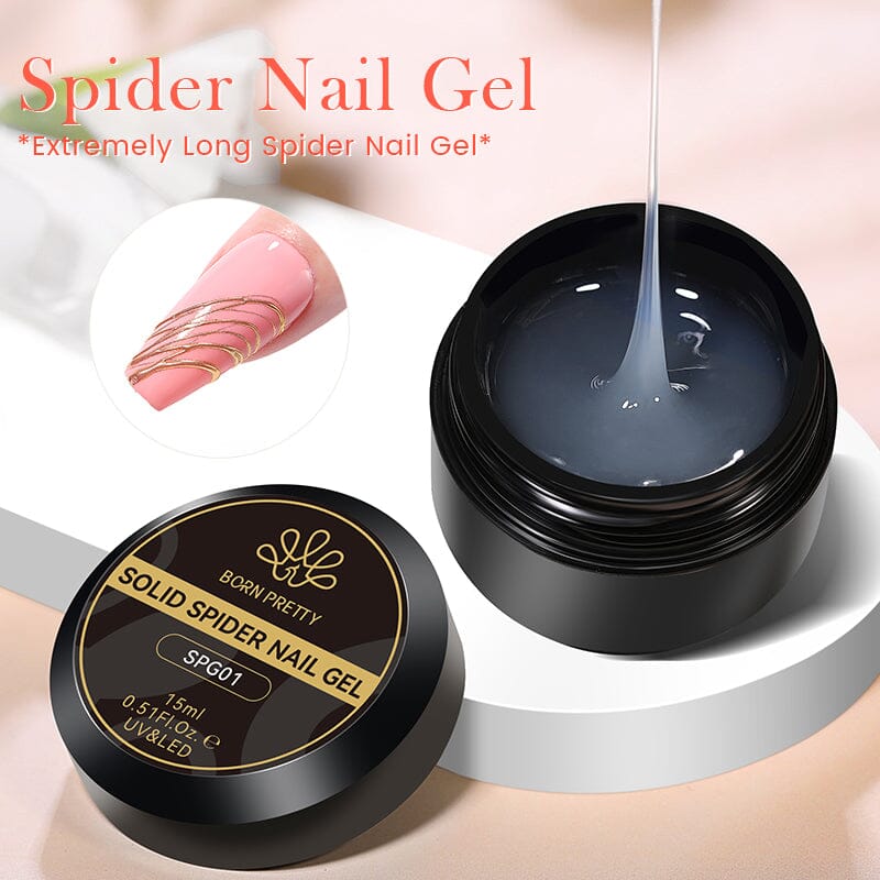 Spider Nail Gel Clear 15ml Gel Nail Polish BORN PRETTY 