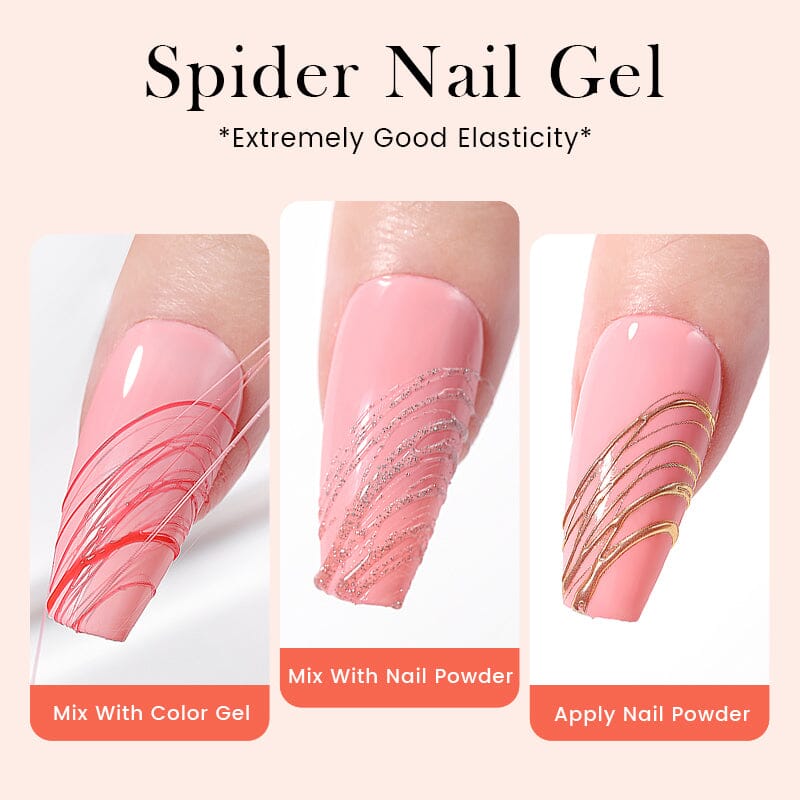 Spider Nail Gel Clear 15ml Gel Nail Polish BORN PRETTY 