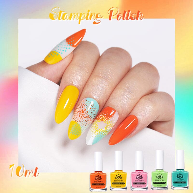 Candy Series Nail Stamping Polish 10ml Stamping Nail BORN PRETTY 