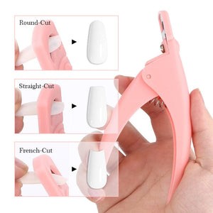 Purple U-shaped Nail Clipper #01 Tools & Accessories No Brand 