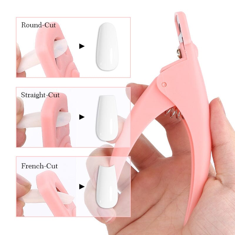 Purple U-shaped Nail Clipper #01 Tools & Accessories No Brand 