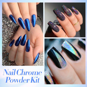 12 Colors Nail Chrome Powder Kit Nail Powder BORN PRETTY 