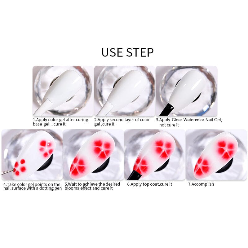 Watercolor Nail Gel 10ml Gel Nail Polish BORN PRETTY 