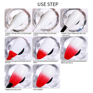 Watercolor Nail Gel 10ml Gel Nail Polish BORN PRETTY 