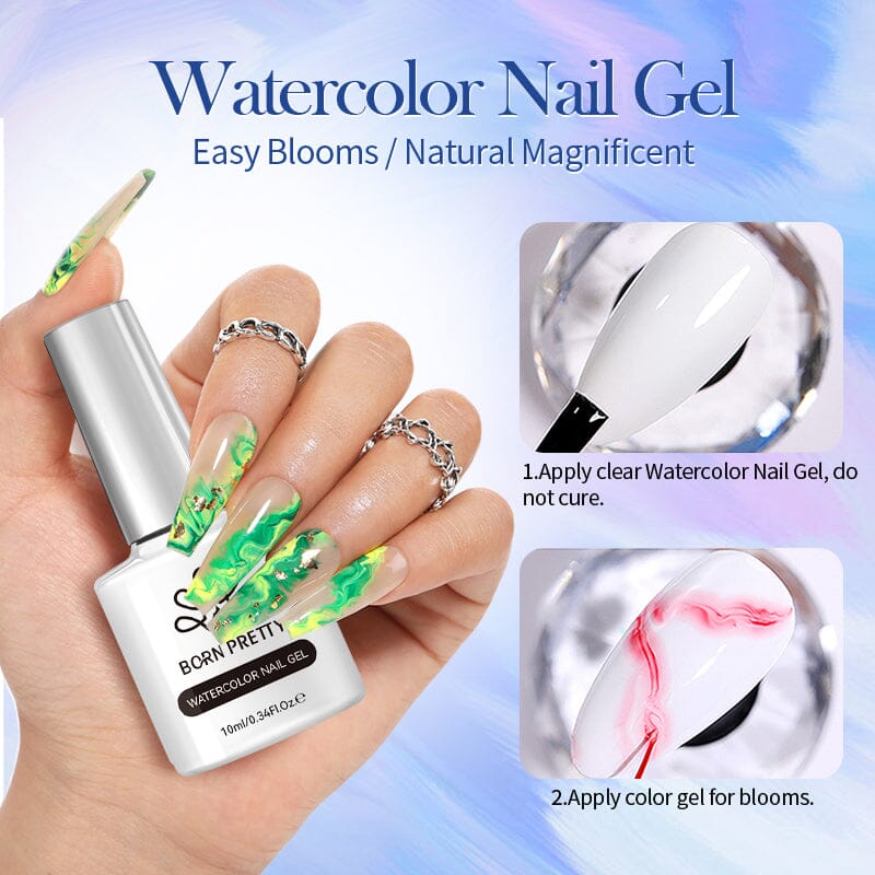 Watercolor Nail Gel 10ml Gel Nail Polish BORN PRETTY 