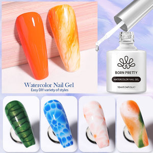 Watercolor Nail Gel 10ml Gel Nail Polish BORN PRETTY 