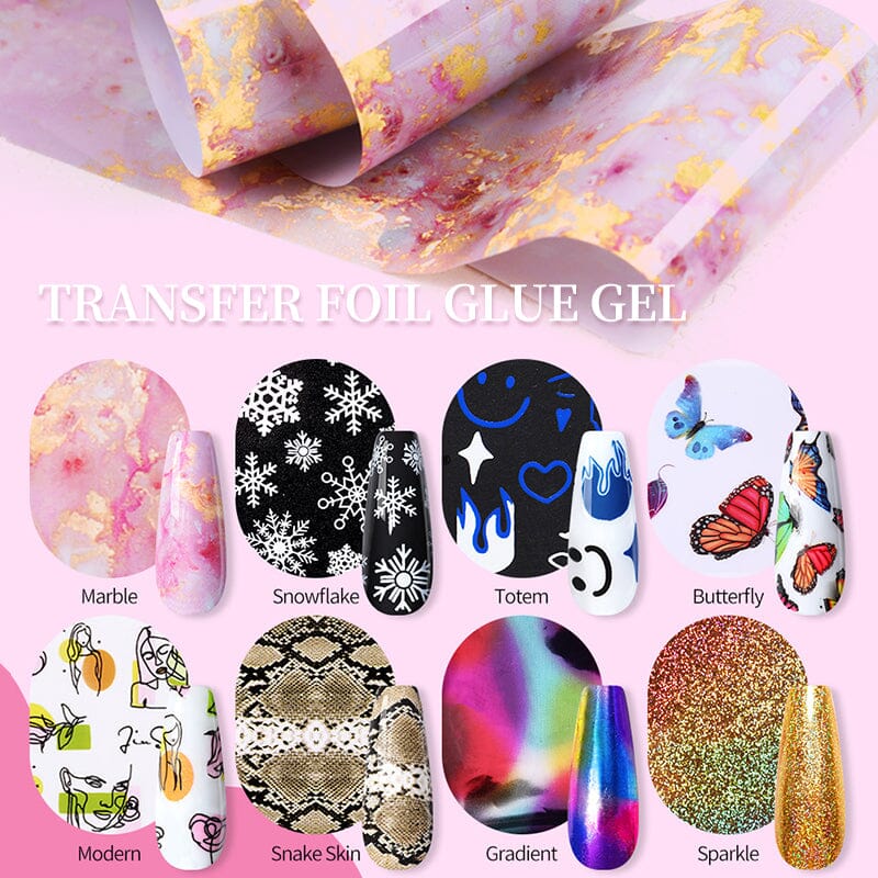 Transfer Foil Glue Gel 10ml Gel Nail Polish BORN PRETTY 