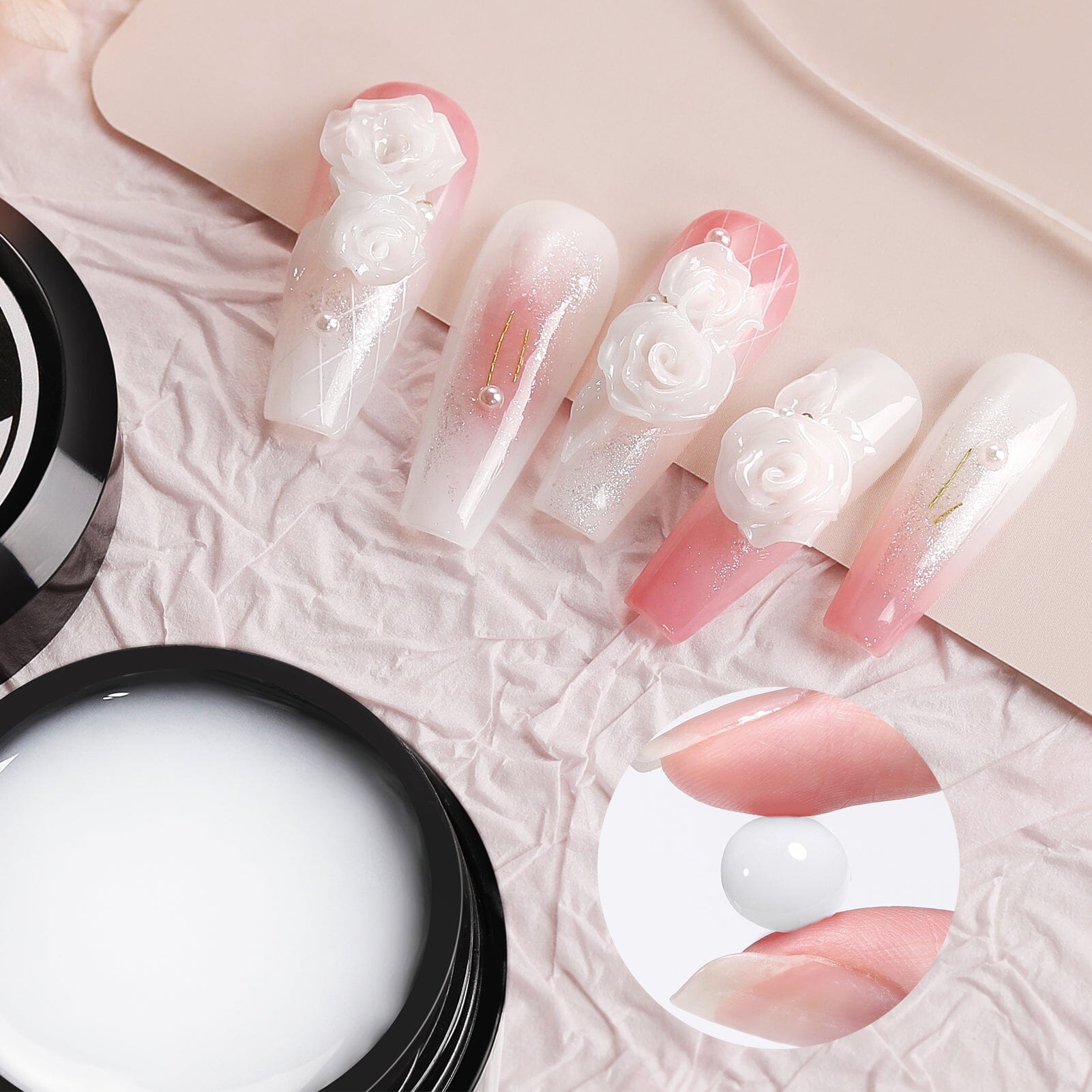 Non Stick Hand Extension Gel NSG02 15ml Gel Nail Polish BORN PRETTY 