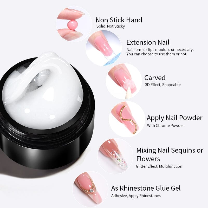 Non Stick Hand Extension Gel NSG02 15ml Gel Nail Polish BORN PRETTY 