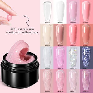Non Stick Hand Extension Gel 15ml Gel Nail Polish BORN PRETTY 