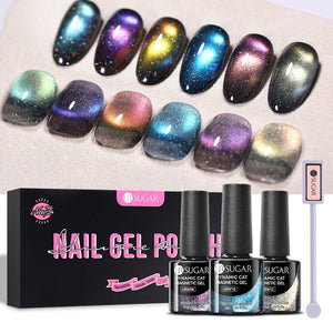 6 Colors Cat Magnetic Gel Set #34 7ml Gel Nail Polish UR SUGAR 
