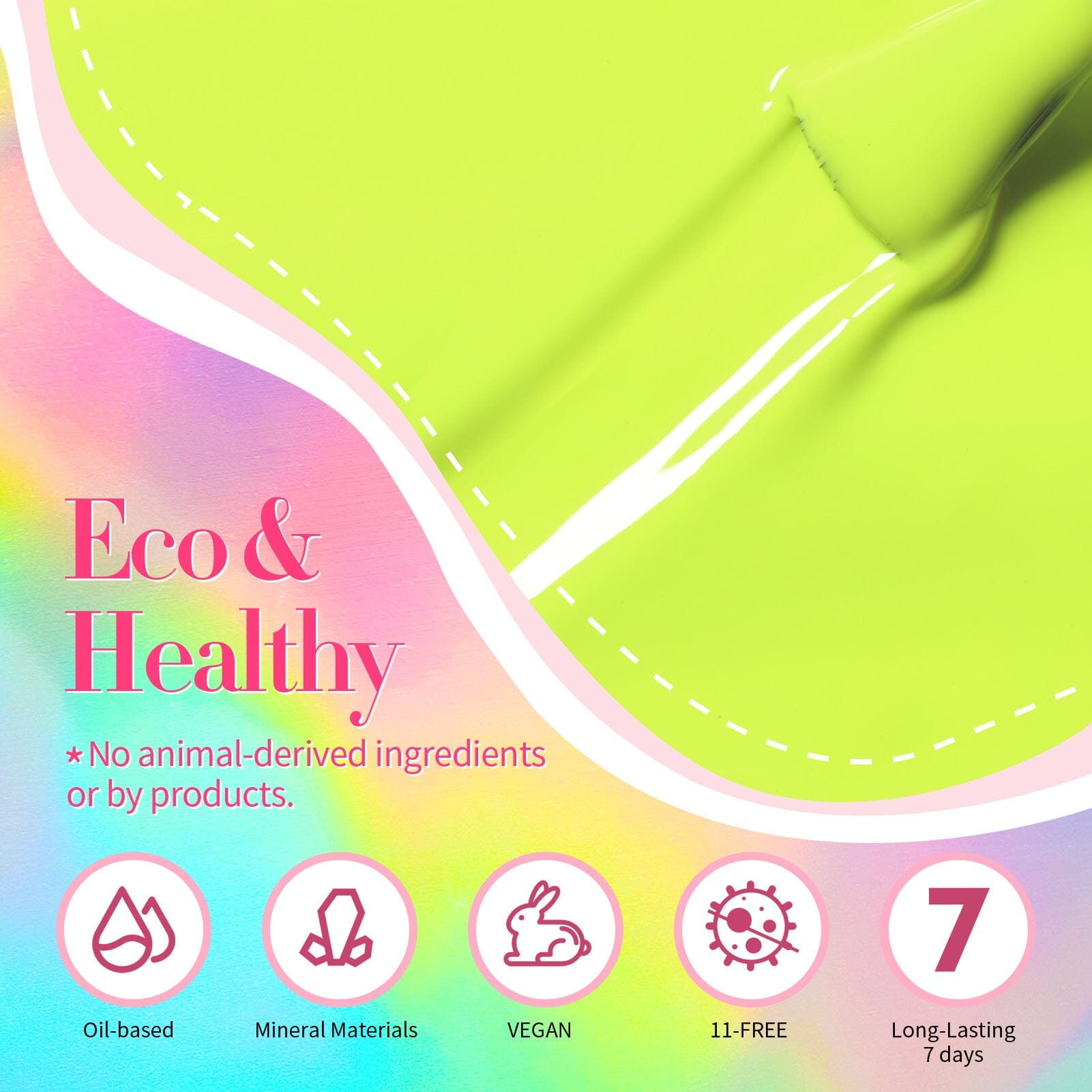 6 Colors Neon Collection Nail Polish Set 10ml Nail Polish BORN PRETTY 