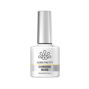 Chrome Mirror Powder Base Gel 10ml Gel Nail Polish BORN PRETTY 