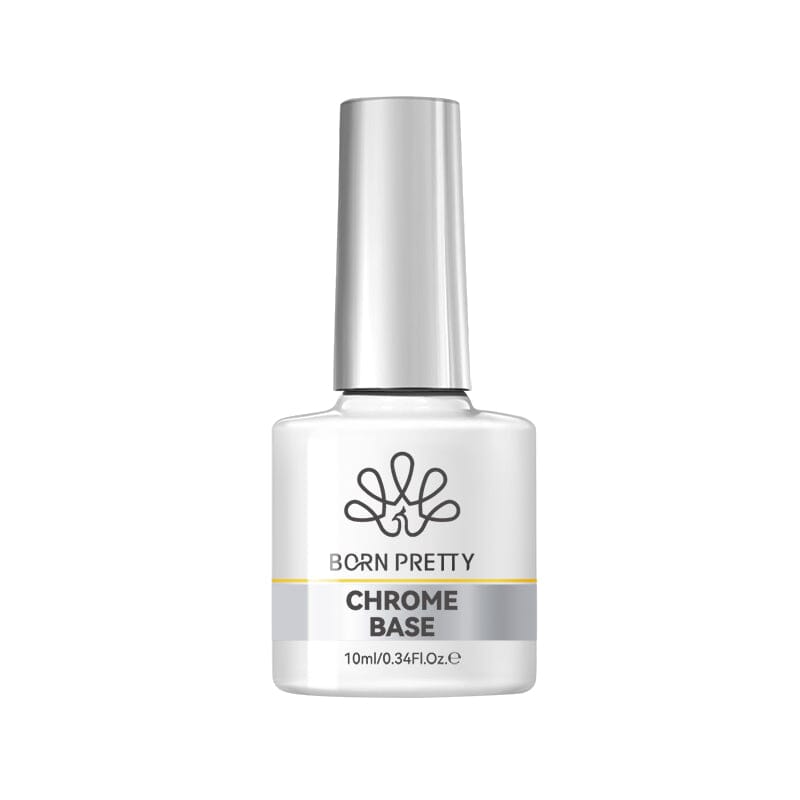 Chrome Mirror Powder Base Gel 10ml Gel Nail Polish BORN PRETTY 