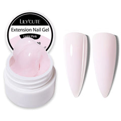 Light Pink Non Stick Hand 5D Sculpting Extension Gel 8ml Extension Nail Gel LILYCUTE 