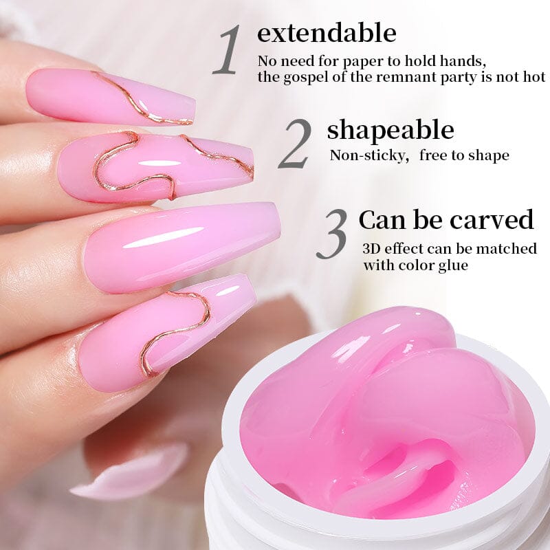 Non Stick Hand Extension Nail Gel 8ml Extension Nail Gel LILYCUTE 