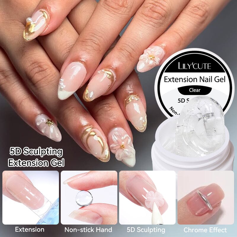 Non Stick Hand Extension Nail Gel 8ml Extension Nail Gel LILYCUTE 