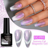Aurora Cat Magnetic Nail Gel LC-P01 7ml Clearance LILYCUTE 