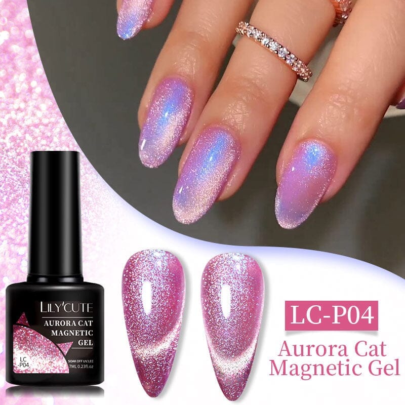 Aurora Cat Magnetic Nail Gel 7ml Gel Nail Polish LILYCUTE 