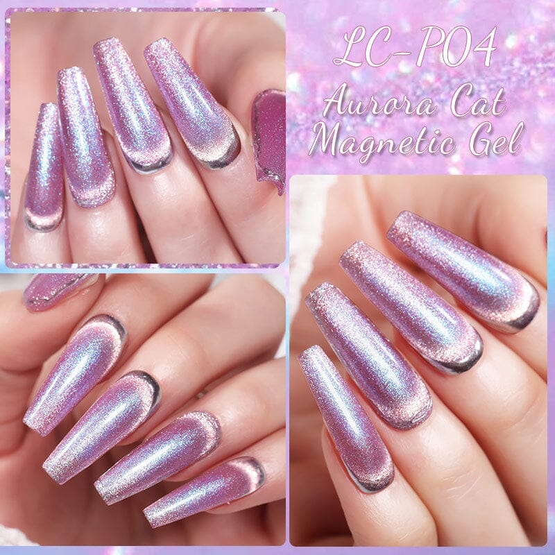 Aurora Cat Magnetic Nail Gel LC-P01 7ml Clearance LILYCUTE 